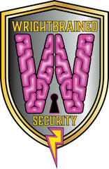 Wrightbrained Security shield logo